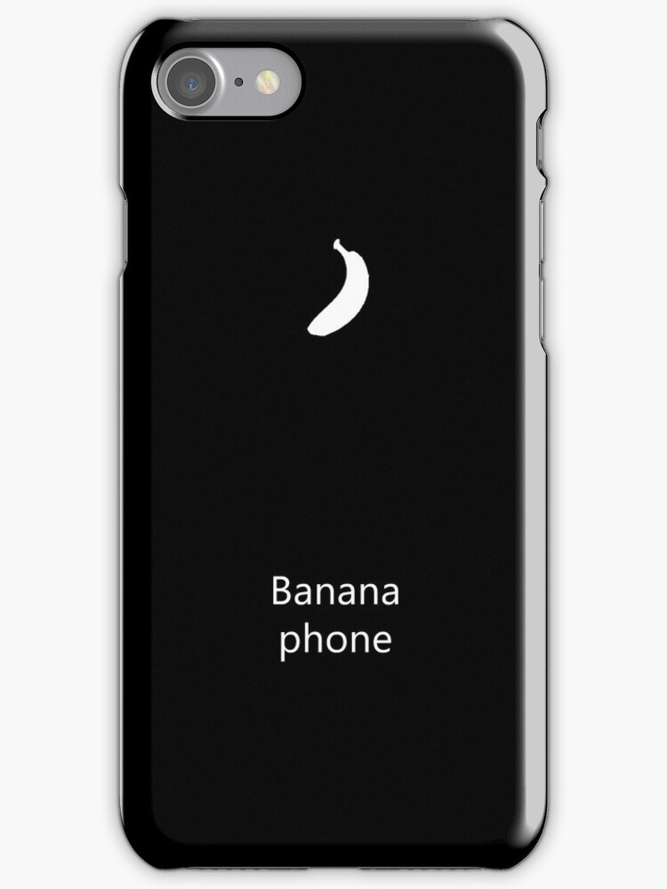 "Banana phone" iPhone Cases & Skins by poppyflower Redbubble
