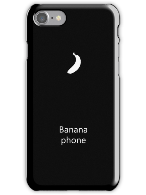 "Banana phone" iPhone Cases & Skins by poppyflower Redbubble