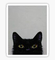 Schwarze Katze Sticker