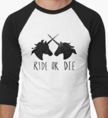 Ride or Die x Unicorn Men's Baseball ¾ T-Shirt