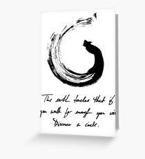 Lessons From the Earth Greeting Card