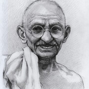 How to Draw Mahatma Gandhi Pencil Shading Step by Step for beginners | Pencil  shading, Drawings, Easy drawings
