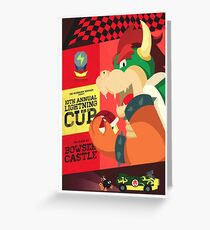 Bowser Mario Kart Greeting Card
