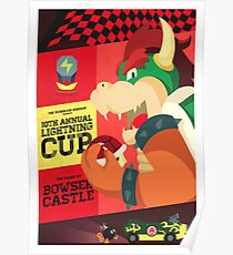 Bowser Mario Kart Poster