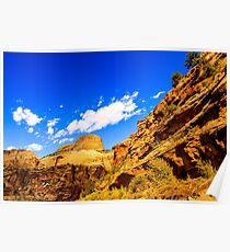 Golden Throne at Capitol Reef Poster
