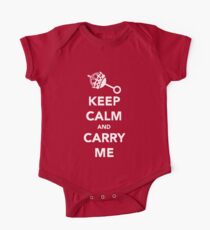 Keep Calm and Carry Me One Piece - Short Sleeve