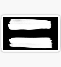 Equality Paint White Sticker