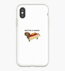 wiener dog iPhone Case