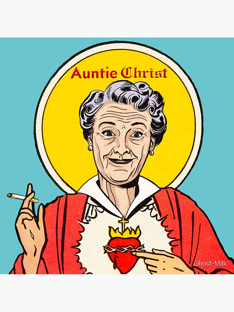 "Auntie-Christ" Framed Art Print by Ghost-Milk | Redbubble