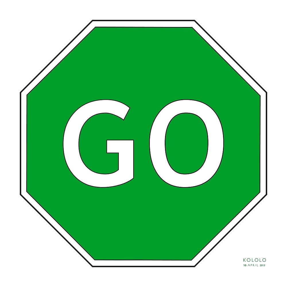 go-traffic-sign-by-rodney-k-redbubble