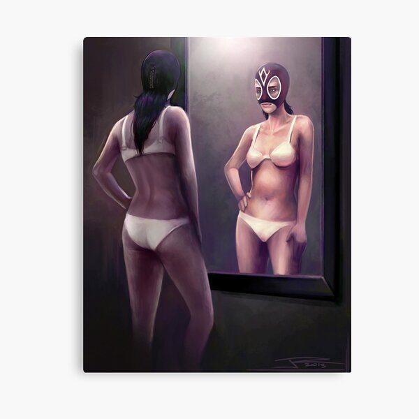 Luchador Canvas Print