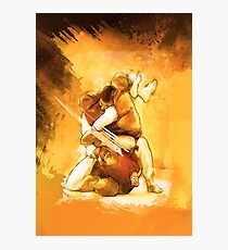 Brazilian Jiu Jitsu Triangle Submission Poster Photographic Print
