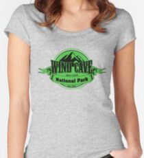 Wind Cave National Park, South Dakota Women's Fitted Scoop T-Shirt