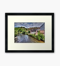 "La Vesdre" River in Trooz, Belgium Framed Print