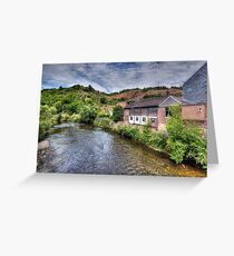 "La Vesdre" River in Trooz, Belgium Greeting Card