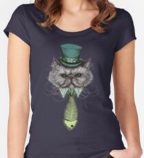 Nicht deine durchschnittliche Katze Tailliertes Rundhals-Shirt