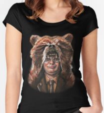 Bear Schrute Women's Fitted Scoop T-Shirt