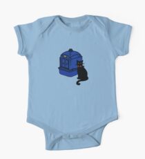 Kitty Who and the T.A.R.D.I.S One Piece - Short Sleeve