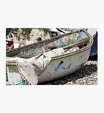 Weathered Boat Photographic Print