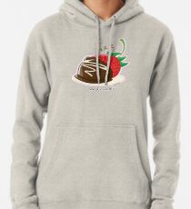 Cute Sweet Dreams Chocolate Strawberry Pullover Hoodie