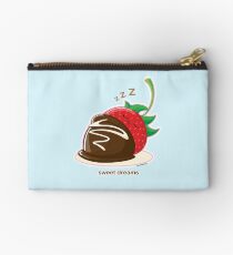 Cute Sweet Dreams Chocolate Strawberry Studio Pouch