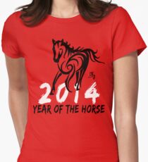 Chinese Zodiac Year of The Horse 2014 Women's Fitted T-Shirt