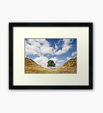 Sycamore Gap, Hadrian's Wall Framed Print