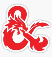 Small D&D Logo Sticker