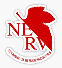NERV Red Logo Sticker