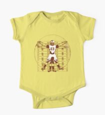 Vitruvian Football Player (Natural Tones) One Piece - Short Sleeve