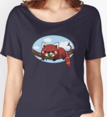 Red panda Women's Relaxed Fit T-Shirt