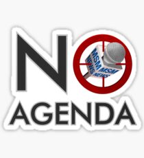 No Agenda Logo - Stickers! Sticker