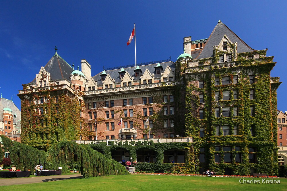 “Empress Hotel, Victoria, BC” by Charles Kosina | Redbubble