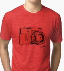 Red Russian Camera Tri-blend T-Shirt