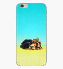 Yorkie Sleeping Babe iPhone Case