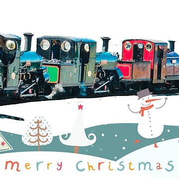 Artwork thumbnail, Happy Christmas for train lovers  by bywhacky