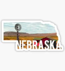 Nebraska Windmill Sticker