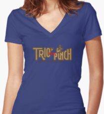 Trio the Punch (title) Women's Fitted V-Neck T-Shirt