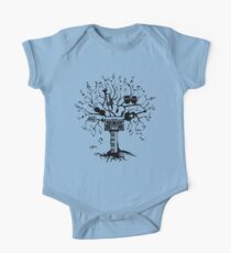 Melody Tree - Dark Silhouette One Piece - Short Sleeve