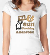 Cute 21st Birthday Gift For Women Women's Fitted Scoop T-Shirt