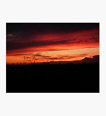 Festival Sunset Photographic Print