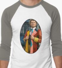 Colin Baker (6th Doctor) Men's Baseball ¾ T-Shirt