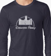 Downton Abbey / Disney //all white artwork// Long Sleeve T-Shirt