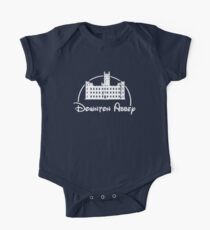 Downton Abbey / Disney //all white artwork// One Piece - Short Sleeve