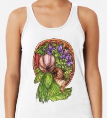 Art nouveau vegetables Women's Tank Top