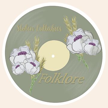 Taylor Swift Folklore Album Stolen Lullabies Green Color Vinyl LP Record