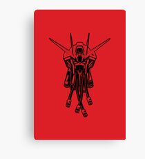 Gundam Black Canvas Print
