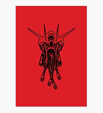 Gundam Black Photographic Print