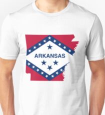Arkansas | Flag State | SteezeFactory.com Unisex T-Shirt