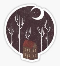 At Night Sticker